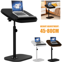 Versatile C-Shaped Coffee Table for Living Rooms and Bedrooms - Side End Table