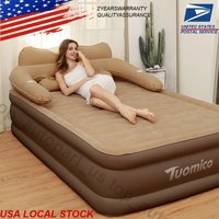Picnic Thickened Double Plastic Material Folding Beds Modern Inflatable Folding Bed For Outdoor Creative Unique Design Beds
