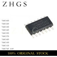 10PCS 74HC00D 74HC00 SN74HC00DR SOP-14 74HC02D 74HC03D 74HC04D 74HC05D 74HC07D 74HC08D 74HC10D 74HC11D 74HC74D 74HC74 74HC30D