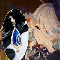 Genshin Impact Focalors Furina Pendant Necklaces Anime Cosplay Game Characters choker Necklace Jewelry Accessories Fans Gifts