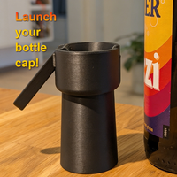 Novelty Catapult Bottle Opener Beer Launcher Cool Fun Gadget for Home Party Bar Gathering Unique Gifts for Beer Lovers