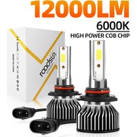 Roadsun Mini Size H4 H11 H7 LED Car Headlight Bulb 12000LM 6000K H1 H13 9005 HB3 9006 HB4 Headlamp Conversion Kits No Dark Spots