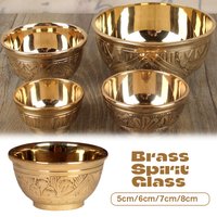 Retro Brass Chalice Cup Wine Goblet Creative Mini Beverage Wine Cup European Style Metal Liquor Tumbler Home Bar Kung Fu Tea Cup