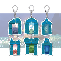 Sky Children of the Light Game Character 6cm Acrylic Stand Keychain Cute Cartoon Bag Pendant Collectible Decor Gift