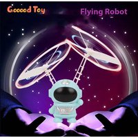Flying Robot UFO Toy Spaceman Drone Gesture Sensing Fly Astronaut Spacecraft Helicopter Radio controlled Airplane Toy for boys