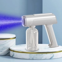 Barber Nano Blue Light Sprayer Wireless USB Electric Aftershave Steam Spray Disinfection Gun For Garden Atomizer Tools