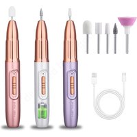 Rechargeable Electric Nail File for Beginner,Portable Electric Nail Drill for Home Manicure