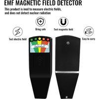 K2 Digital Electromagnetic Field EMF Gauss Meter Ghost Hunting Detector Portable EMF Magnetic Field Detector 5 LED Gauss Meter