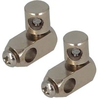 2pc Double Joint Piece For Eccentric Drain Fitting Adjustable Metal Double Joint Piece Eccentric Drain Fitting