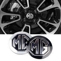 56/60MM 4Pcs Car Wheel Center Hub Cap Badge Accessories For Morris Garages MG ZS 7 6 Cyberster MG4 EV ES HS One GT GS MG3 ZX MG7