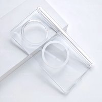 Magnetic Case For Honor Magic V6 Transparent Shaft Protection Hinge Hard Back Cover For Magsafe wireless charging Shell Funda