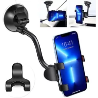 Car Phone Holder Mount Cell Phone Stand Windshield 360 Rotation For iPhone 15 14 13 12 11 Pro Max XS X XR 8 SE/Samsung Galaxy