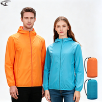 LNGXO Unisex Waterproof Outdoor Sport Jackets Men Women Hiking Camping Trekking Quick Dry Windbreaker Sun-Protective Rain Coat
