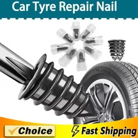 Car Tyre Repair Nails Kit, Easy Operation, High-Quality Rubber, Hard & Wear-Resistant, Emergency Tire Puncture Fix Tools