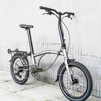 20 Inch 7 Speed Folding Electric City Bike 17Ah Lithium Battery 36V 350W Brushless Rear Hub Motor 25-35Km/h Ebike