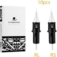 10 TEILE/SCHACHTEL 1/3/5/7/9/11/14 RL RS Tattoo Patrone Nadel Für Tattoo Maschine Stift Permanent Make-Up Tattoo Nadeln Tattoo Liefert