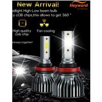 Heyword H8 H9 H11 Car Headlight H4 300W 120000LM LED Bulb car 9006 9005 H7 6500K DOB Styling Auto Headlamp Fog Light Bulbs