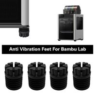For Bambu Lab P1P/P1S Upgrade Anti Vibration Feet Pad Anti-slip Anti-Shock Dust-proof Rubber Foot Pad Bambulabs X1/X1C Printer