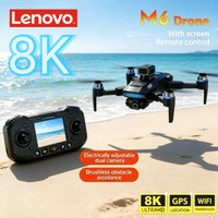 Lenovo M6 RC Drone GPS 8K HD 4K Professional Camera 5G WIFI FPV UAV With Screen Remote Control Foldable RC Quadcopter