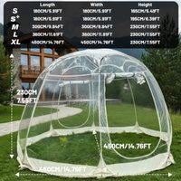 Large Instant Pop-Up Bubble Tent Weatherproof Outdoor Igloo Oversize Camping Pod Patio Screen for Cold Protection
