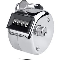 NEW Digital Hand Tally Counter Manual Counting Golf Clicker Training Counter 4 Digit Number Hand Held Tally Counter Mini Mechani