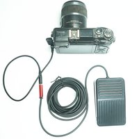 5m Two-Stage Foot Pedal Remote Control Shutter Cable for Canon R6 R7 Nikon Z7 Z6 Sony A7 IV ZV-E10 A9 Fujifilm X-T5 Studio Sport