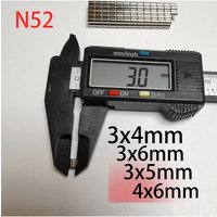 AliExpress NONE N52 2x2 3x2 3x4 3X5 3X6 5x2 5x3 Round Mini Standard office strong billboard Ebike Magnets Magnet Fridge DIY Tiny Customised