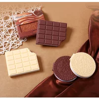 Creative Chocolate Cookies Shape Note Book Students Cartoon Cute Tearable Handwritten Memo Pads Cover Notepad Back To School