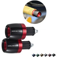 Motorcycle Handlebar Grips Ends Handle Bar Cap End Plug For Ducati Diavel MONSTER 695 696 795 796 797 821 1200 1200S 1100 S