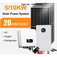 10 Years Warranty 20Kw Hybrid Solar Power System Kit Lithium-Ion Battery 5Kw 15Kw Inverter Home 10Kw 20Kwh 5Kw Generator