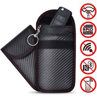 Key shielding cover Car Key Signal Blocker Case Faraday Cage Fob Pouch Keyless RFID Blocking Bag