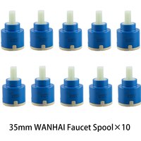 30/35/40MM Faucet Valve Core Kitchen Basin Hot And Cold Water Faucet Ceramic Cartridge Mixing Valve Core Accessories 1/4/10pcs