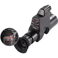4-facher Zoom, Infrarot, Giaplikator, Monokular, HD-Videokamera, gerät, runder Bildschirm, Fadenkreuz, Befestigung der Nachtjagd, IR-Digitalbereich