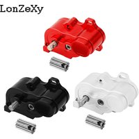 Ultra Light LCG Metal Transmission Low Speed Gearbox With Motor Gear For 1/10 RC Car SCX10 TRX4 RC4WD Capra Upgrade Part