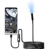 7mm 1080P Endoscope Automotive Boroscope Inspection Device Camera For Apple Iphone IOS Smart Phone Android Type C Cars Mobile