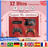 X2 Ultra Game Stick Wireless Controller 4K 3D HD Retro Video Game Console TV Game Play 256G Retro Games Christmas Child Gifts