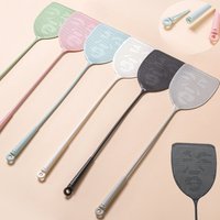 1pc Fly Swatter Large Extra Long Extra Thick Plastic Model Manual Mosquito Swatter for Home Use with Clip
