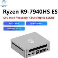 Genmachin AMD Ryzen7 7840HS Ryzen9 7940HS MINI PC Win11 DDR5 32GB 6400Mhz RAM M.2 2280 SSD WIFI6 BT5.2 Desktop pc game Computer