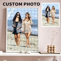 【Custom】Framed Wooden Puzzles, Custom Graduation Photo Puzzles as Gifts, Personalized, Multiple Color Sizes Wooden Frames, Gifts