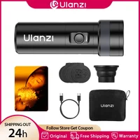 Ulanzi LM01 RGB 10W Photography Flashlight 4-Color Dimming Videography Flash Led Light 7500mAh with 1/4" Screw 20 Gobo Live Vlog