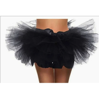 Classic 5-Layer Tulle Tutu Skirt โ Assorted Neon & Pastel Colors for Dance Recitals, Cosplay & Photo Shoots