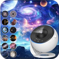 Projektor galaktyki do sypialni, projektor gwiazd z obrazem HD, regulowana gałka światła galaktyki, 13 dysków filmowych, projektor planetarium dla dzieci