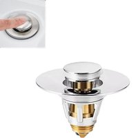 Stainless Steel Drain Filter Pop Up Anti-clogging Drain Stopper Replacement Improve Odor Sink Strainer Bathroom Accessories