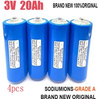 3V 20AH 46145 Sodium Ion Battery 20c Resistant At Low, High Temperature DIY 12V 24V Electric Vehicle Inverter