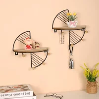 Creative Wall Storage Rack Metal Storage Rack Home Living Room Entrance Bedroom Wall Decoration Key Ornaments Storage Home Decor