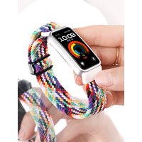 for Huawei Band 8 9 10 Watch Strap Accessories Wristband Elastic Magnetic Nylon Braided belt Bracelet Correa Huawei Band 9 band