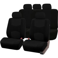 Autositzbezüge für 5-teilig, komplettes Set für vier Jahreszeiten, Schwarz, universell