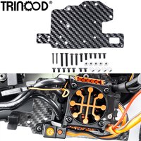TRINOOD Carbon Fiber ESC Mount Fixing Plate for A-RRMA 1/8 Kraton 6S V4&V5 BLX, Typhon 6S TLR RC Truck Buggy Upgrade Parts
