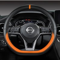 Car Steering Wheel Cover For Nissan X-Trail Qashqai March Serena Micra Kicks 2017-2019 Altima Teana 2019 Auto Accessories