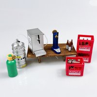 Miniature Beer Brewing Machine Bar Scene Accessories Dollhouse Decorations Microscale Play Food Display Item Home Living Model